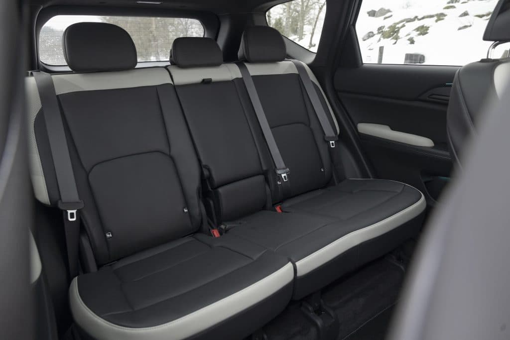 Baksätet i Kia EV5.