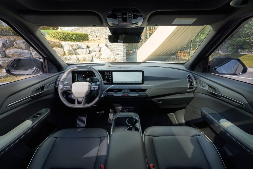 Förarmiljö Kia EV5.